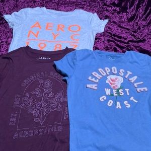 The bottom 2 are size :small and the one on top is medium